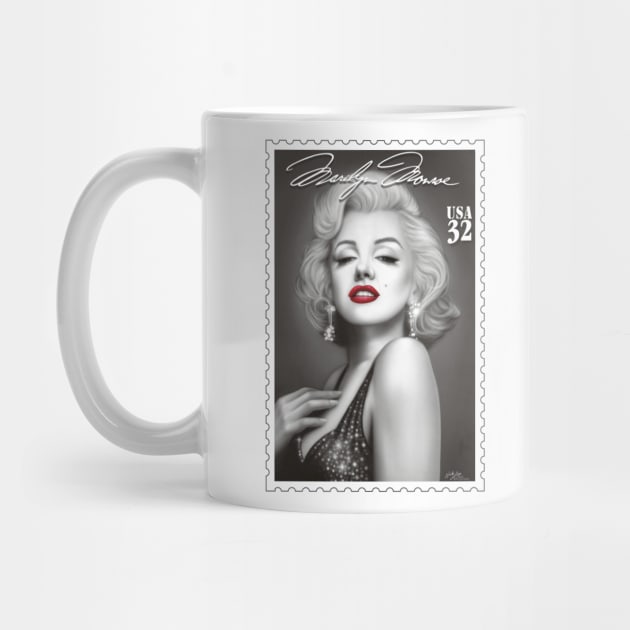 Marilyn Monroe Orginal airbrush portrait by NicksPics